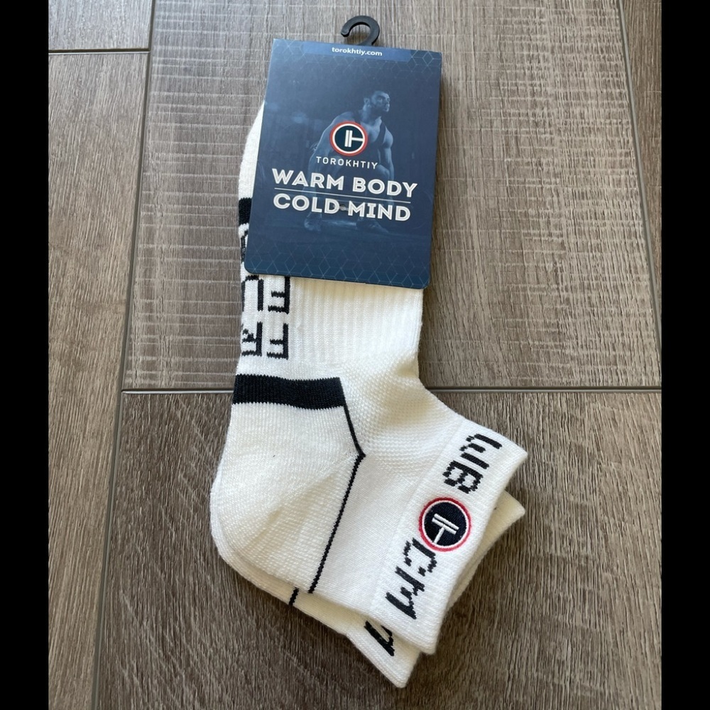 Torokhtiy Warm Body | Cold Mind Sock in White